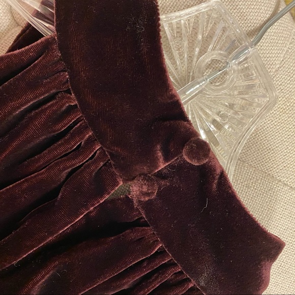 Anthropologie Kachel Chelsea velvet halter sz 12 - Picture 9 of 14